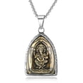 thumbnail image 2 of Colgante hindú Ganesh, collar de elefante Buda, collar de dios hindú de titanio, collar de elefante Buda, características de vanguardia, 2 of 5