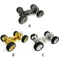 thumbnail image 2 of maskred Precision Car Frame Chassis Frame For 1/18 Wltoys C24 On-Road Vehicles Accessory Titanium, 2 of 6