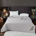 thumbnail image 2 of AZXY Chinese Mugwort Summer Quilt, Queen Size Lightweight Air Conditioner Quilt, Breathable Insect Repellent Bedspread for Bedroom Travel Use, 2 of 7