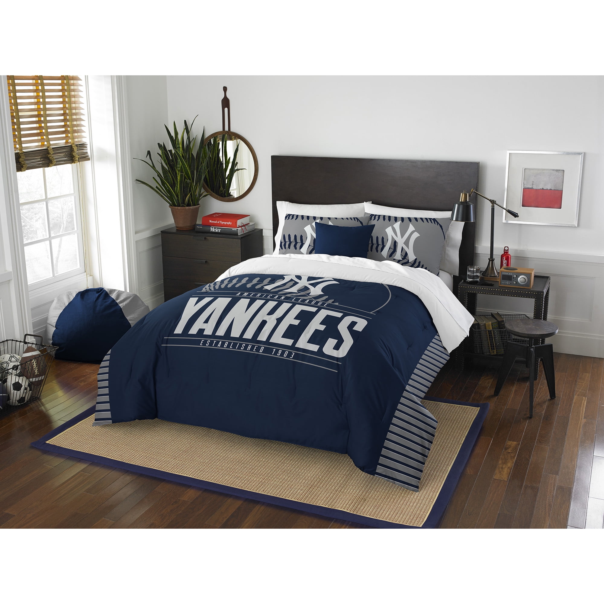 Mlb New York Yankees Grand Slam Bedding Comforter Set