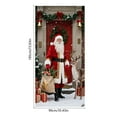 thumbnail image 3 of Christmas Door Cover Banner, Xmas Hanging Banner Holiday Backdrop Merry Christmas Santa Background for Home Holiday Decor 35.4 x 72.8in, 3 of 6