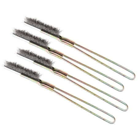 

4pcs Plactic Handle Stainless Steel/Brass/Nylon Wire Brush for Rust Dust
