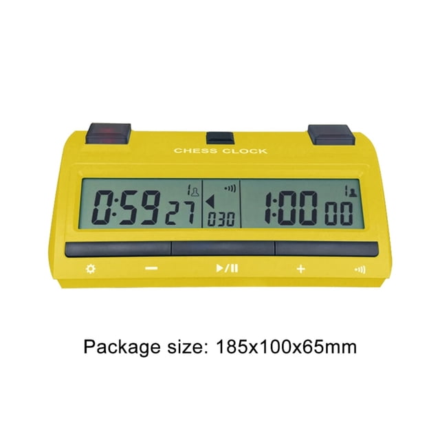 Professional Advanced Chess Digital Timer Chess Clock Count Up Down Board Game Clock Lightweight Board Game Chess Digital Timer ,Easy to Use