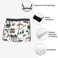 thumbnail image 3 of Picia Camping Caravan 2 Pattern Men’s Boxer Briefs – Soft & Breathable Underwear, Stretchy & Comfortable Fit, Supportive Pouch Design, Moisture-Wicking-Large, 3 of 5