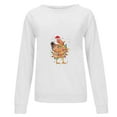 thumbnail image 4 of Meichang Chandails en Molleton de Noël pour Femmes Chemises Raglan Graphiques de Noël Manches Longues Col Rond Coupe Ample Blouse Tops, 4 of 6