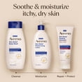 thumbnail image 4 of Aveeno Skin Relief Moisturizing Lotion for Sensitive Skin with Natural Shea Butter &amp; Triple Oat Complex, Unscented Therapeutic Lotion for Extra Dry, Itchy Skin, 33 fl. oz, 4 of 9