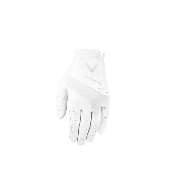 Callaway Golf Ladies LLH Fusion Glove White/Silver Small