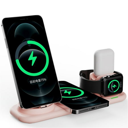 InsCrazy Wireless Charger The Wireless Charger N2 Is Suitable for Nine-in- Multi-function Chargers for Mobile Phones and Watches That Are Common On The Market