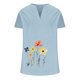 thumbnail image 4 of Vestidos Casuales Para Mujer, Blusas De Mujer De Moda Camiseta estampada de moda para mujer, blusa informal de manga 3/4 y cuello redondo, 4 of 4