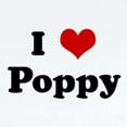 thumbnail image 2 of CafePress - I Love Poppy Infant Bodysuit - Baby Light Bodysuit, Size Newborn - 24 Months, 2 of 4