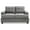 Gray, variant on Passion Furniture Home Cushioned Tufted Couch Modern Conversation Furniture Sandridge 58 in. Sofa - Navy Blue