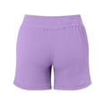 thumbnail image 4 of TANYSU Women's Double Layered Pleats Maternity Shorts Underbelly Drawstring Elastic Waist Shorts With Pockets Summer Cute Beach Casual Shorts Solid Color Trendy, 4 of 4