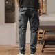 thumbnail image 4 of Pantalones largos para hombre, cintura elástica, transpirables, cómodos, suaves, informales, de playa, de poliéster, 4 of 4