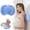 L-Blue 1pcs, variant on Upgraded Silicone Massage Bath Mat, 11.71*9.84In Shower Back & Foot Scrubber Mat with Non-Slip Suction Cups, Wall Mounted Hands Free Foot Massager and Exfoliating Dead Skin Brush