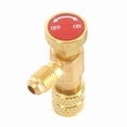 thumbnail image 4 of Válvula De Carga De Refrigerante R410A, Dedal Y Conector Totalmente De Cobre, Válvula De Control De Flujo Resistente A Prueba De Herrumbre, Con Diseño De Seguridad Para R22 Y, 4 of 7