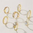 thumbnail image 4 of Latrodar Women Rings Anniversary Valentine's Day Gifts for Girlfriend Gold up to 30% Off, 4 of 7