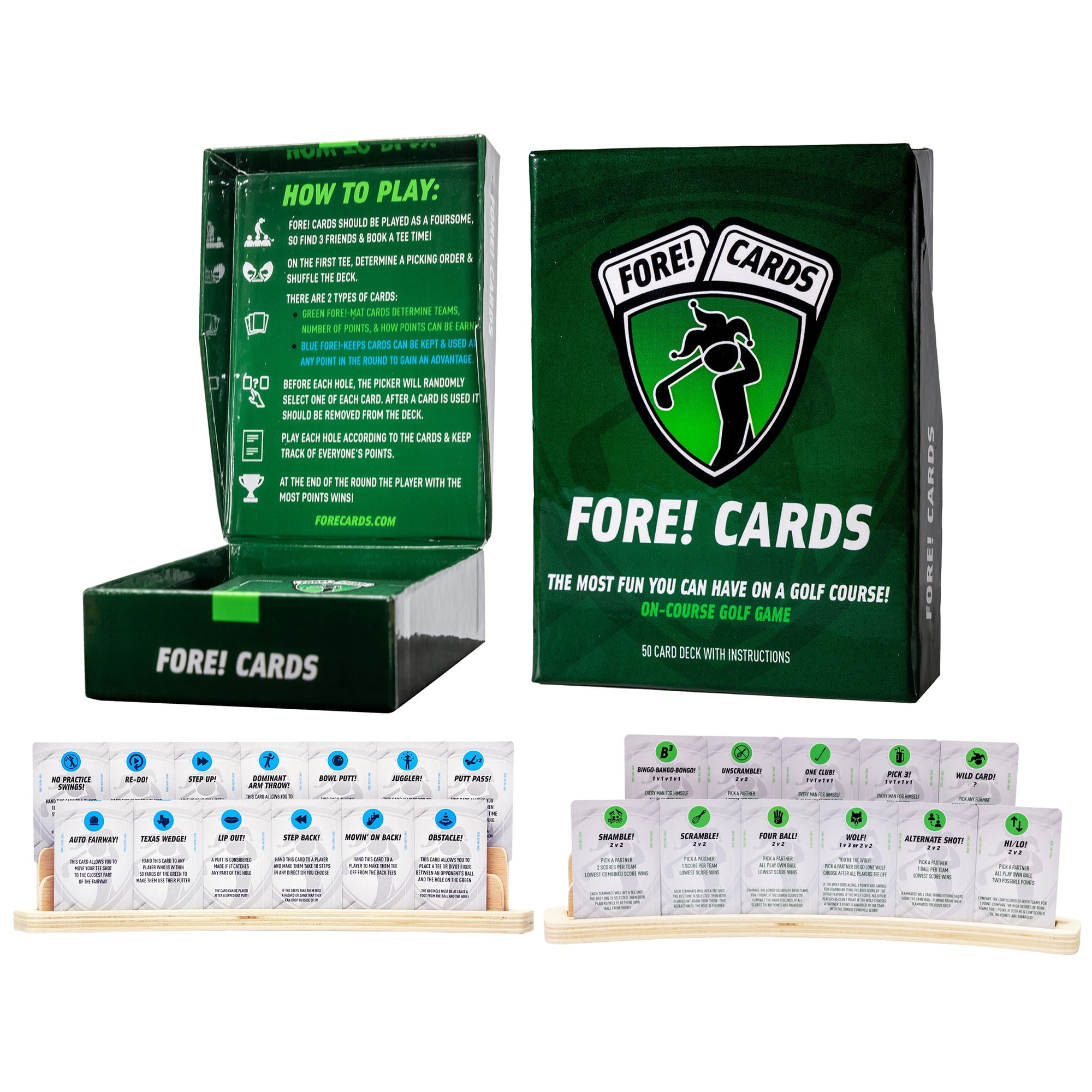 Fore! Cards: Drinks, On-Course Golf Game, Fun Interactive Golf Drinking  Game, Have More Fun On Your Next Round