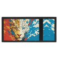 thumbnail image 4 of Chririnla Leopard Print Trifold Card Wallet, Polyester Wear-Resistant Kids Wallet for School and Daily Travel Use, 4 of 7