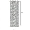thumbnail image 2 of Maison Concepts Embroidered Panel W 8 Grom (Fern) (Teal) (84") - Set of 2, 2 of 2