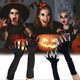 thumbnail image 4 of 1 Pair Of Halloween Long Nails Performance Props, Ghost Claw Gloves, Black Nails, One Size Fits All, 4 of 5