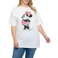 Disney Women's Plus Size Adult Minnie Mouse Sketch Art Graphic Tee
