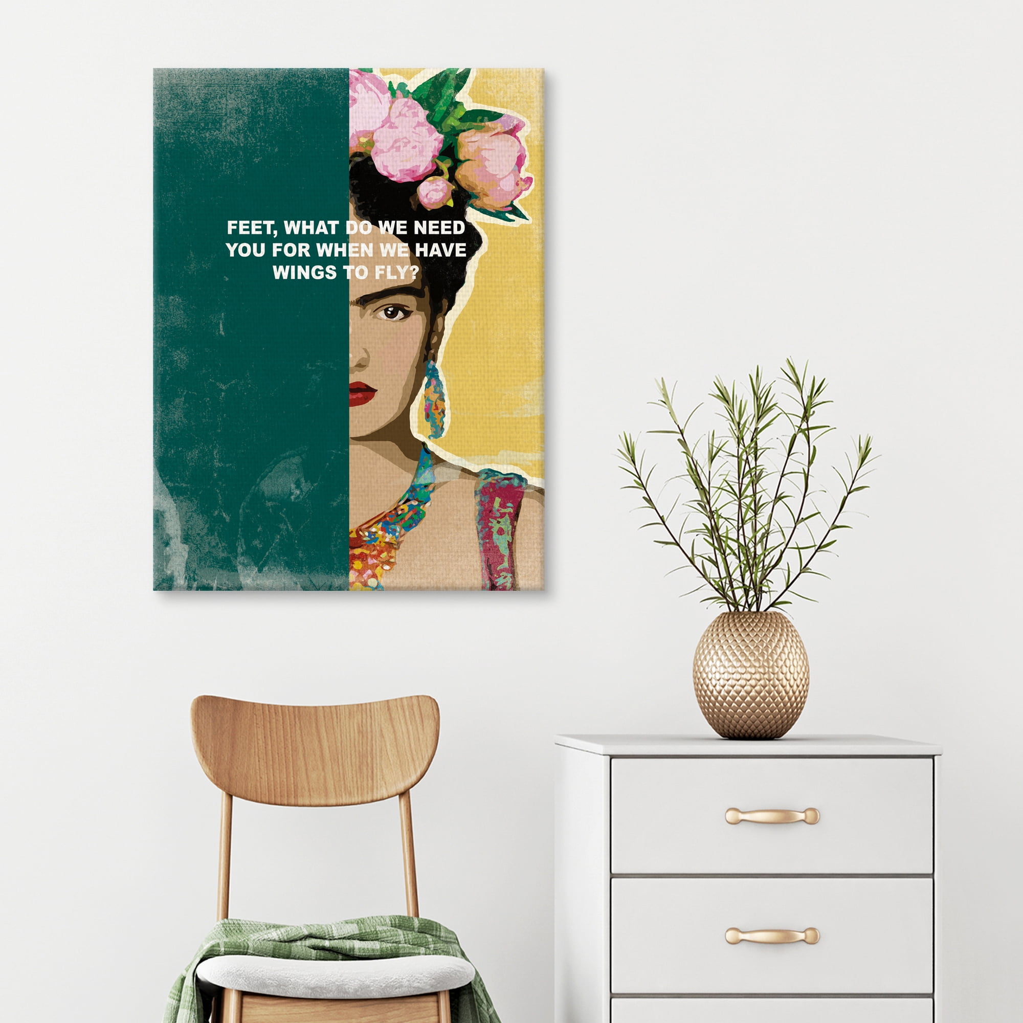 Wings to Fly by Mark Chandon Frida Canvas Art