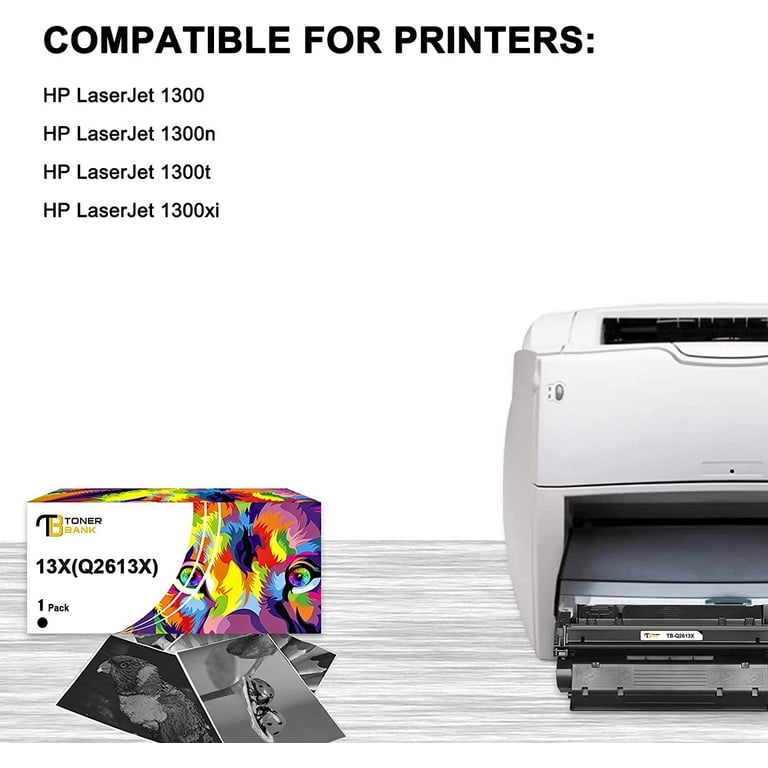Stavning uddrag uhyre Toner Bank Compatible Toner for HP 13X Q2613X LaserJet 1300 1300n 1300xi  Printer Replacement Toner Ink (Black, 1-Pack) - Walmart.com