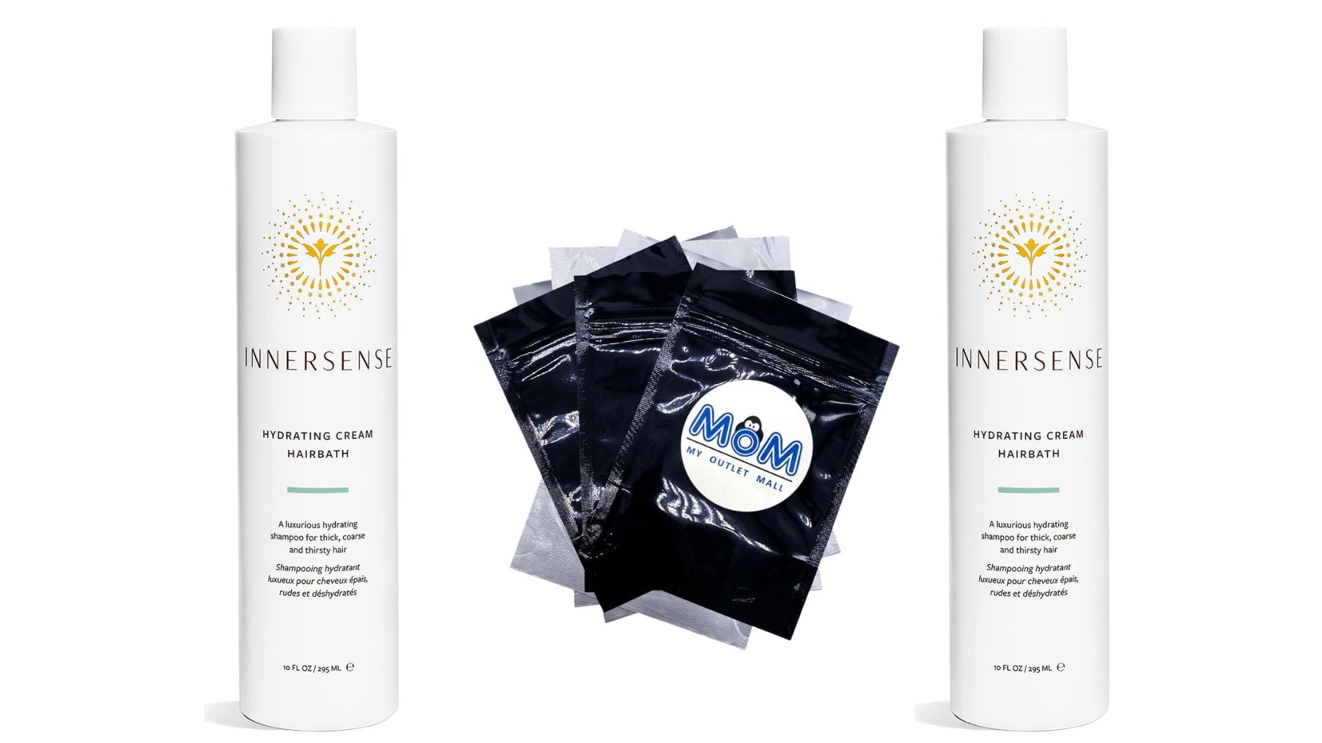 Innersense Hydrating Creme Hairbath Shampoo - pack - Bottles per pack - Innersense- plus 3 My Outlet Resealable Storage Pouches - Walmart.com