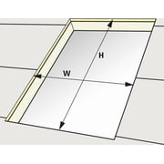 Velux QPF 2222 2004S Qpf Fixed Self Flashed Deck Mount Skylight, Laminated Lowe3 Glass,