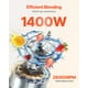 thumbnail image 2 of VEVOR Licuadora de 61 oz y 1400 W para batidos Licuadora procesadora de alimentos para cocina, 2 of 9