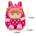 thumbnail image 3 of Toddler Backpack Cute Removable Doll Preschool Backpack Little Girl Backpack, 3 of 10