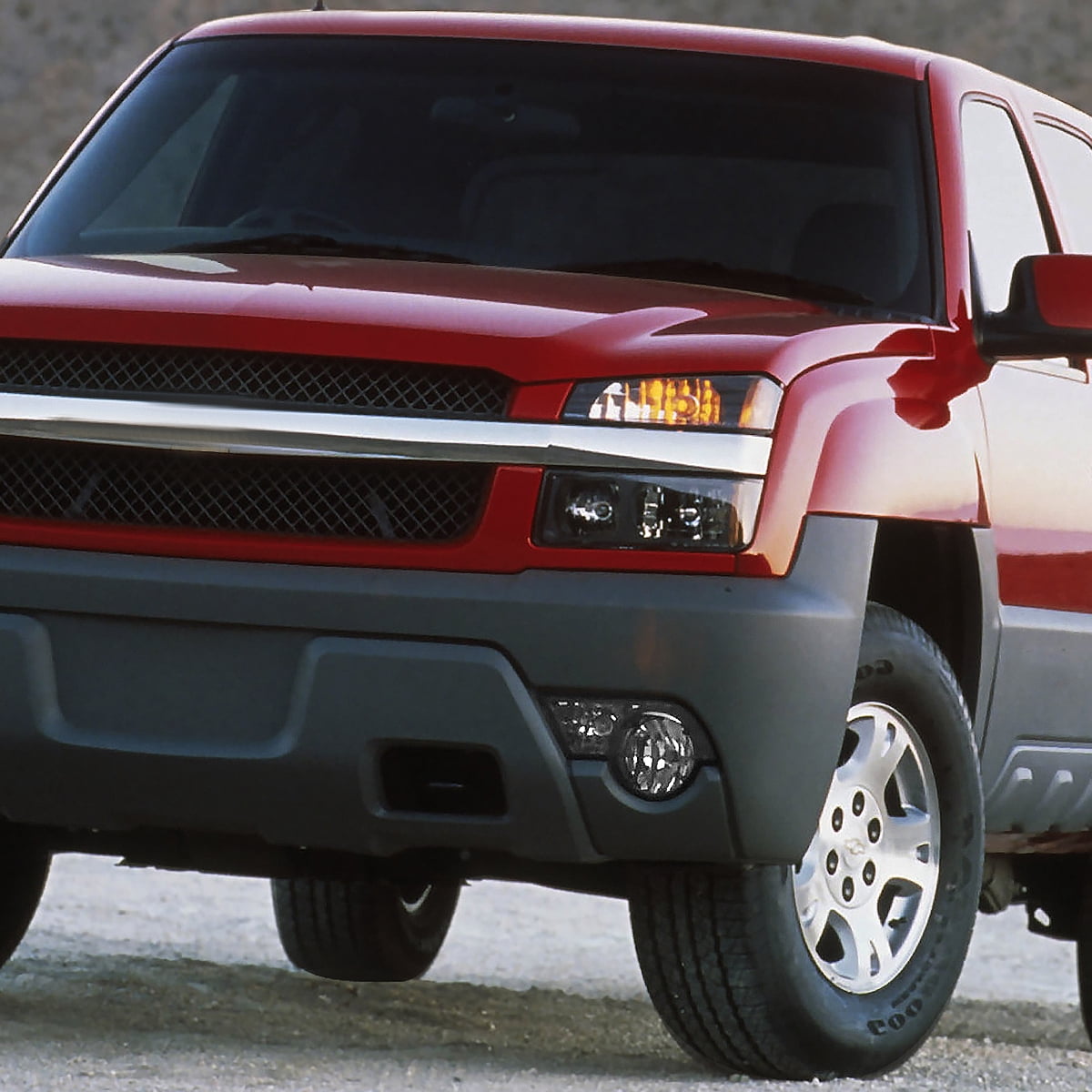 DNA Motoring For 02-06 Chevy Avalanche 1500 2500 w/Cladding Chrome Clear Bumper Fog Light Lamps Pair