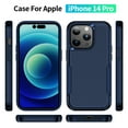thumbnail image 2 of for iPhone 14 Pro Case, Phone Case Heavy Duty 2 in 1 Full Body Rugged Shockproof Hybrid Hard PC Soft TPU Bumper Drop Protective Girls Women Boy Men Covers for iPhone 14 Pro, Blue, 2 of 8
