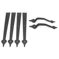 thumbnail image 3 of Qukaim Garage Door Hinge Handle Carbon Steel Garage Door Handle Decorative Hinge Handle for Door Shed Garage Cabinet, 3 of 8