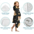 thumbnail image 7 of Shiba Inu Hooded Bath Towel，50"x30" for Ages 3 To 12 Kids, Quick Dry Lightweight Soft Microfiber Hood Beach Towel Cover Up for Kids, 7 of 7