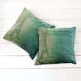 thumbnail image 2 of Ambesonne Paris Throw Pillow Cover 2 Pack, Colorful Ombre Sketch, 16", Teal Mustard, 2 of 6
