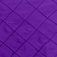thumbnail image 2 of Ultimate Textile Embroidered Pintuck Taffeta 72 x 120-Inch Rectangle Tablecloth Purple, 2 of 3