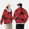 thumbnail image 3 of KLL Spider Print Men's Women’s UPF 50+ Sun Protection Outdoor Hoodie Jacket Long Sleeve Fishing Hiking Performance Shirt-3X-Large, 3 of 6