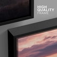thumbnail image 4 of wall26 Framed Canvas Print Wall Art Set Pastel Sunset Sunshine Mountain Range Nature Wilderness Photography Realism Rustic Landscape Colorful Cool for Living Room, Bedroom, Office - 24"x36", 4 of 5