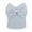 Blue, variant on RMGVDSD Baby Girls Hats Baby Bow Knot Turban Hat Toddler Baby Hat Head Wrap Cap Soft Bow Hats