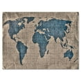 thumbnail image 2 of Designart Ancient Map of The World I Canvas Wall Art, 2 of 4