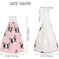 thumbnail image 3 of 1 Pcs Hanging Towels, Dish Towels Cute Dog Puppies Absorbent Hand Towels with Hanging Loop Washcloth for Bathroom Kitchen, 3 of 7
