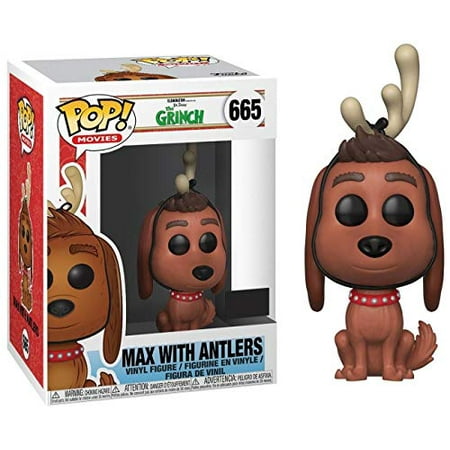 Funko Pop! Books Dr. Seuss The Grinch Max with Antlers Exclusive 