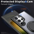 thumbnail image 5 of Ring Case for Galaxy S24 Ultra,Compatible with MagSafe with 360° Ring Stand Shockproof Protection Cover Case for Samsung Galaxy S24 Ultra Black, 5 of 12
