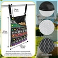 thumbnail image 6 of SEANATIVE Christmas Lights Clothespin Bag Space-Saving Laundry Hanging Storage Organizer Snowflake Clothes Pin Hanging Bag Clothes Pins for Clothesline Outdoor Decor, 6 of 7
