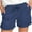 Blue, variant on Running Shorts for Women Athletic with Pockets Casual Solid Basic Drawstring Elastic Waist Soft Loose Gym Sports Active Short