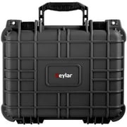 Eylar Protective Hard Camera Case Waterproof  Shockproof With Foam 13.37 Inch 11.62 Inch 6 Inch Black
