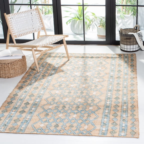 Safavieh Kilim Kodey Tribal Area Rug, Natural/Blue, 5' x 8'