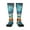 1 Black, variant on Artistic Starry Sky Cloud Dog Pattern Women’s Knee High Crew Socks,Trouser Socks Comfortable, Breathable, Moisture-Wicking and Soft
