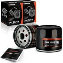 A-Premium 2-PC 10K Miles Protection Spin On Oil Filter Compatible with Dodge Charger, Omni & for Fiat 124, 131, Brava, Strada, X-1/9 & for Maserati 228i, 430i, Spyder & Lotus Europa & Renault Alliance